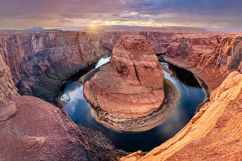 Sunset over the Horseshoe Bend Arizona