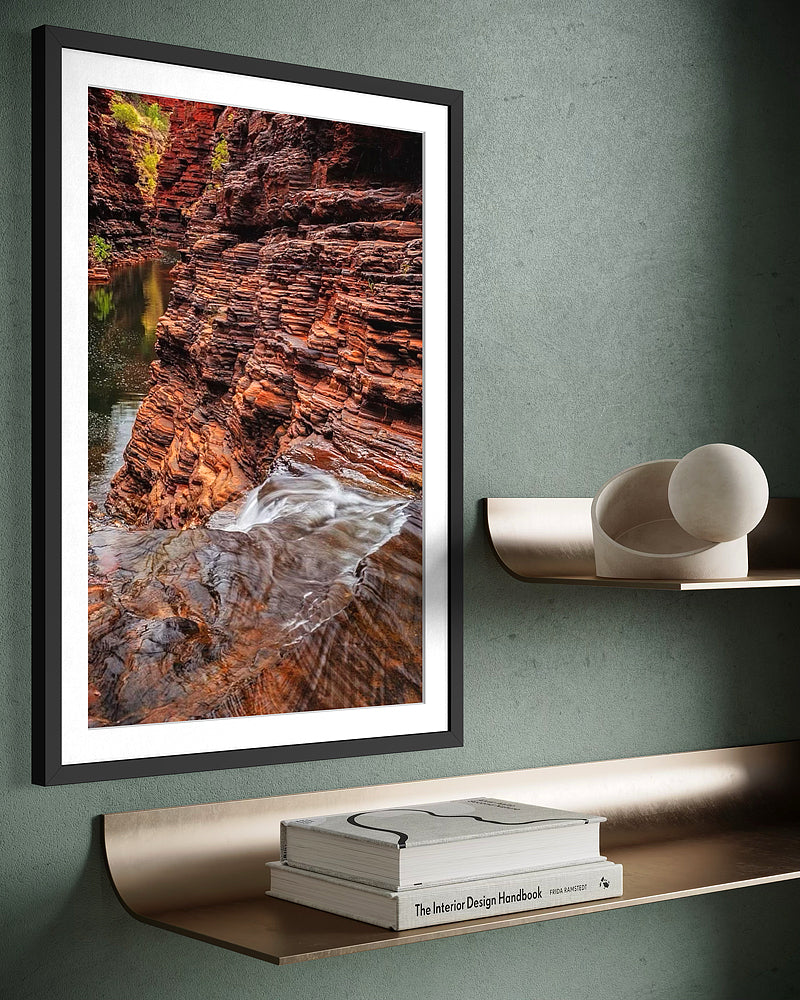Waterfalls Inside Karijini Gorges