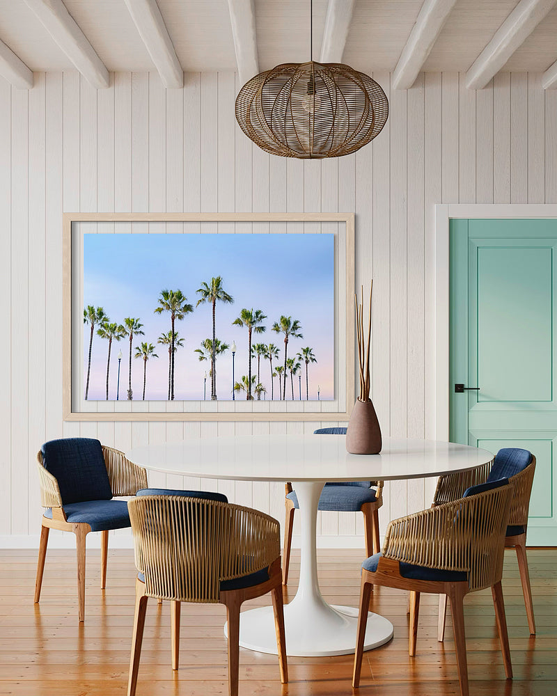 Morning Palm Trees Oceanside California