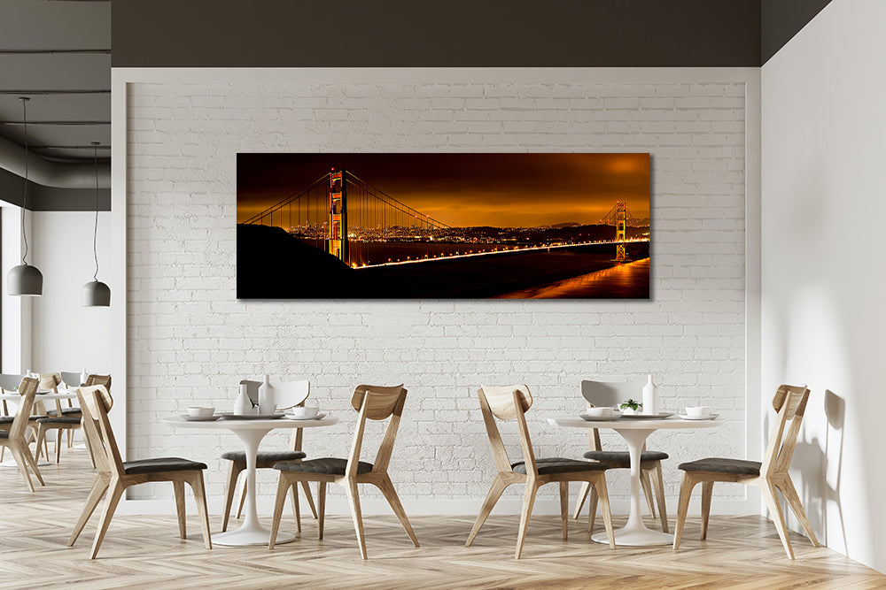 San Francisco Golden Gate Bridge By Night