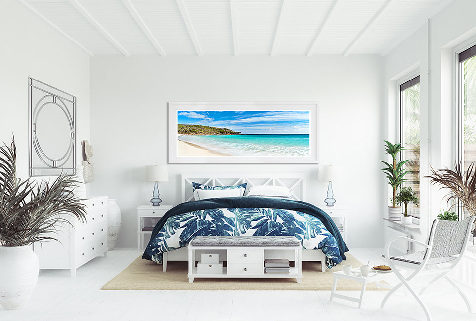 Bunker bay Print On Bedroom Wall