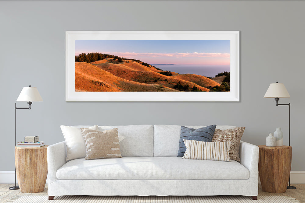 Sunset Over Marin County Hills