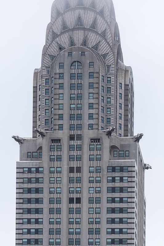 The Iconic Chrysler Building disappearing into the sky
