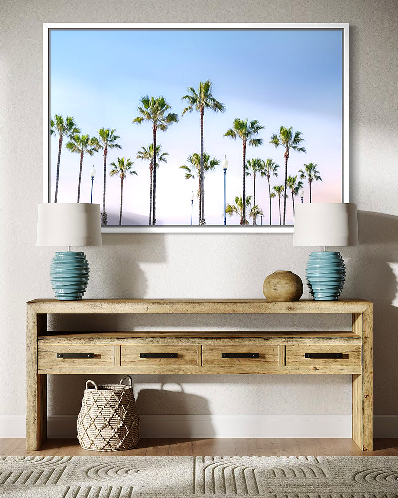 Morning Palm Trees Oceanside California