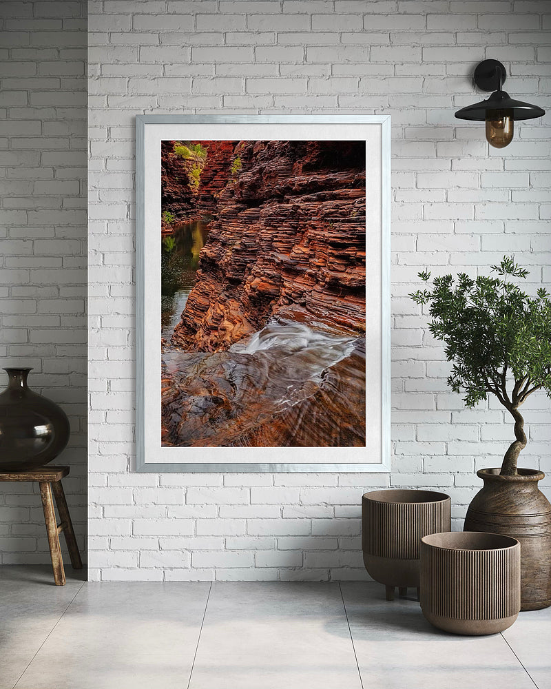 Waterfalls Inside Karijini Gorges