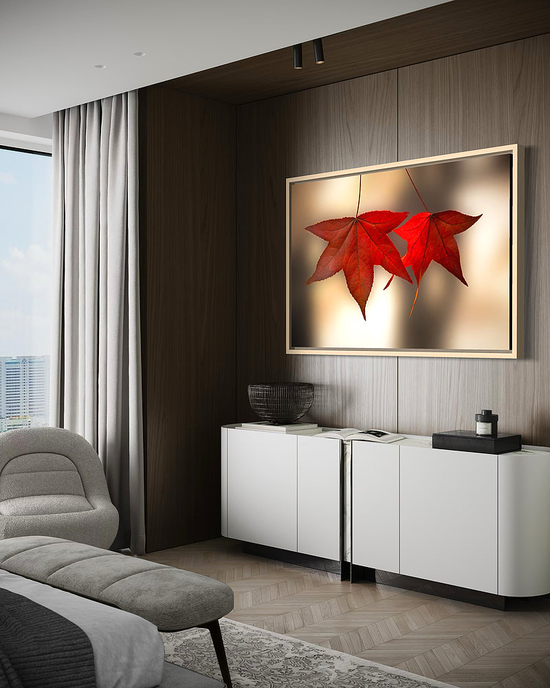 Scarlet Autumn Leaves