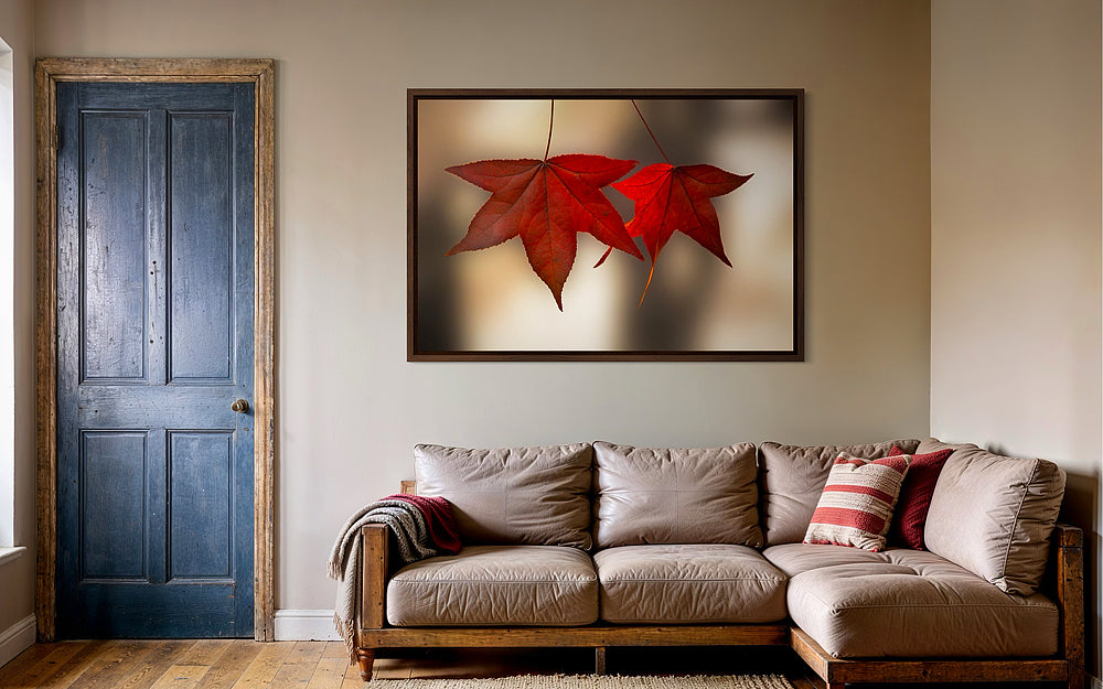 Scarlet Autumn Leaves