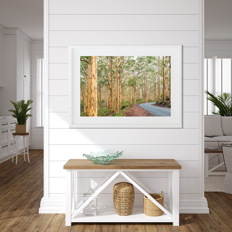 framed print of the karri forest boranup in the south west of western australia