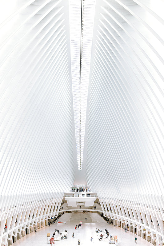 Inside the The Oculus Lower Manhattan new york city