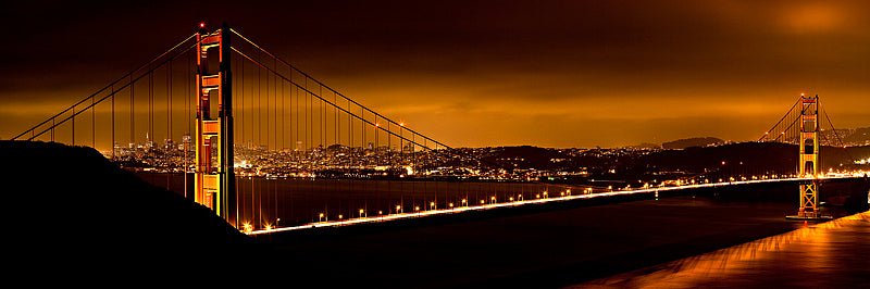 San Francisco Golden Gate Bridge By Night