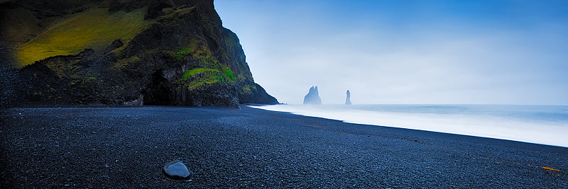 Icelandic ball sand beach Vik