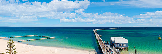 Panoramic view of Busselton Jetty